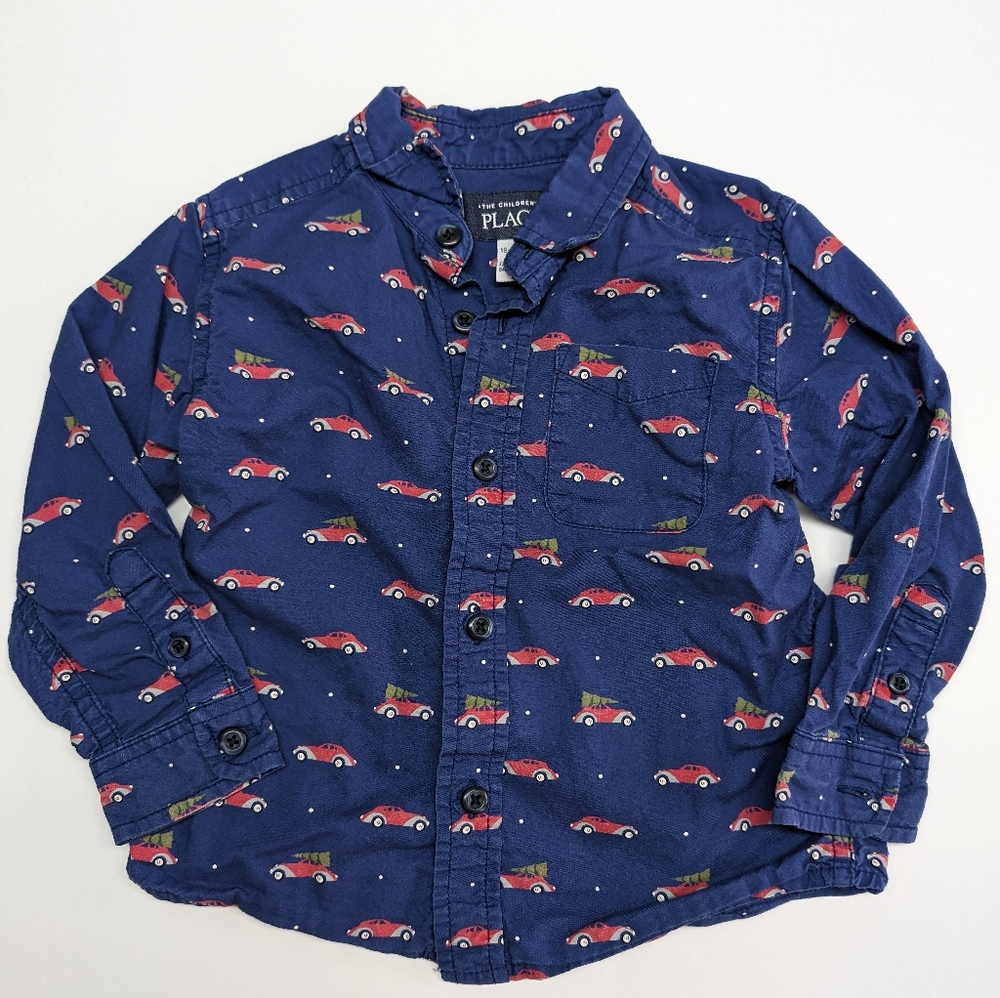 Christmas button up